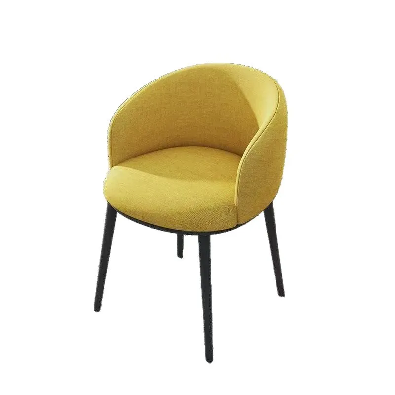 Nordic Minimalist Backrest Stool, Multifunctional Dining & Makeup Chair, Portable Leisure Chair for Home Salon Reception