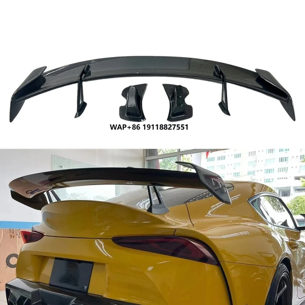 

Dry Carbon Fiber AD Style Rear Trunk Wing for Supra GR A90 A91 MKV Ducktail Single Rear Spoiler Bumper Fit Rear Wing