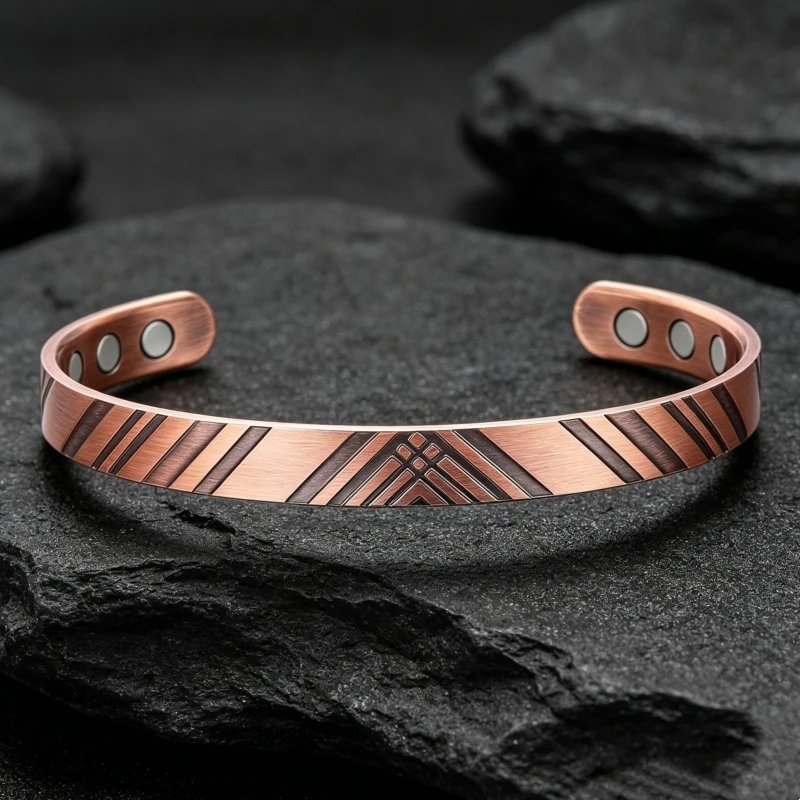 Health & Energy Magnetic Bracelet - Solid Pure Copper Adjustable Cuff for Men Women Support Wholesale Dropshipping