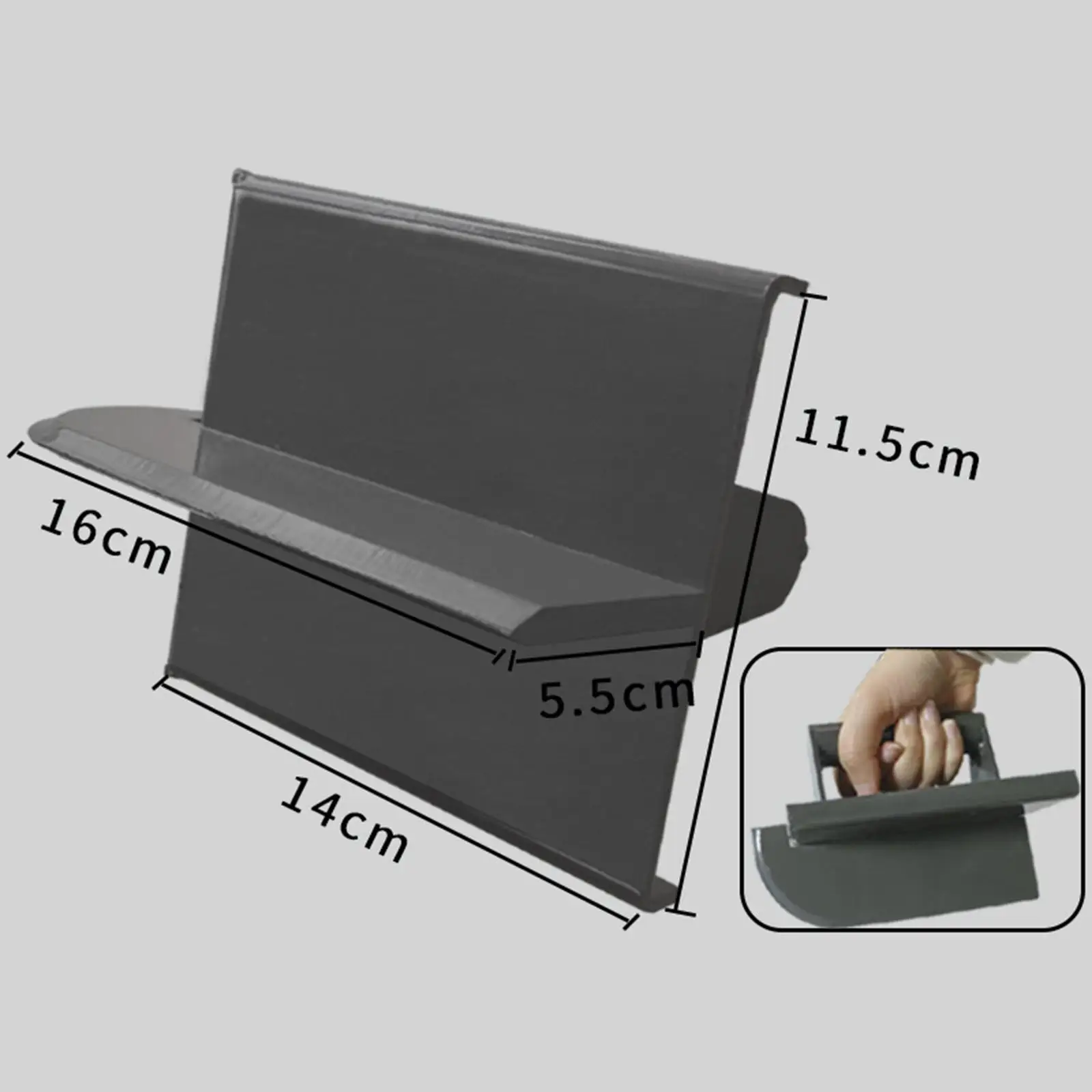 Strumento portatile per bordi in calcestruzzo Accessorio dal design ergonomico Professionale per il ristrutturazione delle pareti Multiuso Robusto Resistente alla ruggine