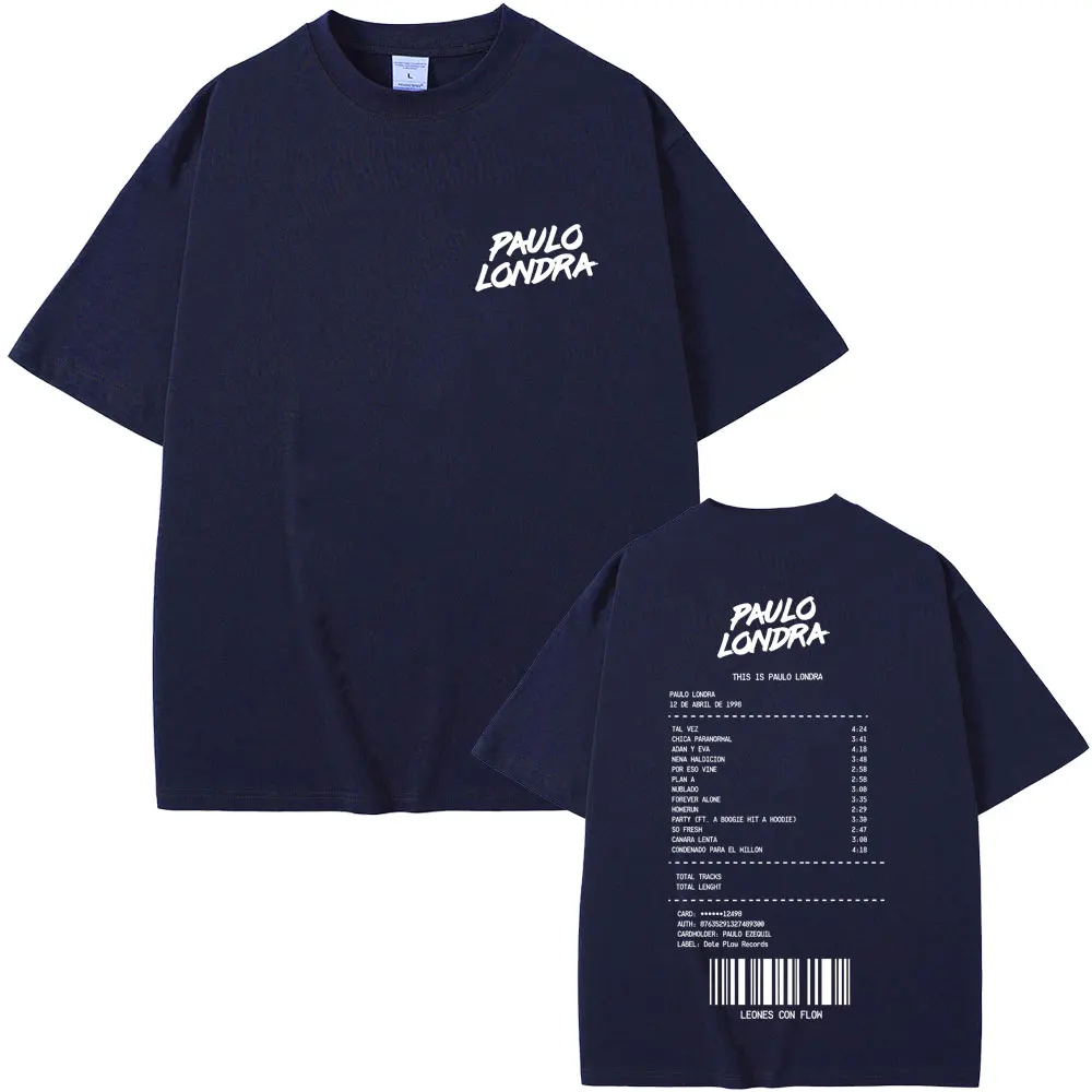 مغني الراب باولو لوندرا هومرون الجرافيك تي شيرت الصيف الرجال النساء الهيب هوب الشارع Crewneck تي شيرت الذكور عادية القطن تي شيرت تقليدي