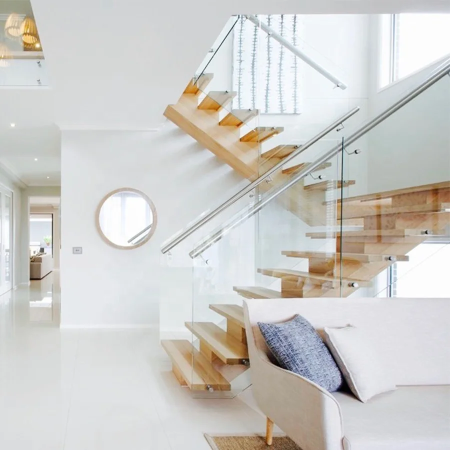 السقيفة القصر داخلي الدرج فقي الناهض الألياف الزجاجية درابزين حافة جزء علوي المفتاح درج سترينجر العائمة درج