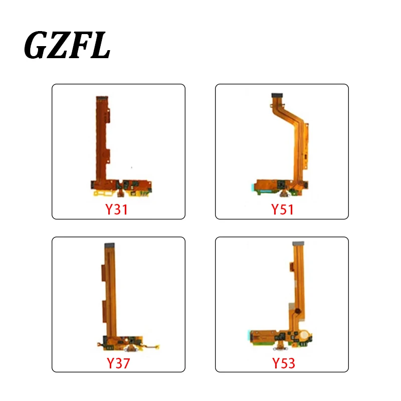 USB Charging Dock Flat Cable For vivo Y53 Y31 Y51 Y37 Y35 Tail Plug Small Board Charg Connector Flexible Ribbon