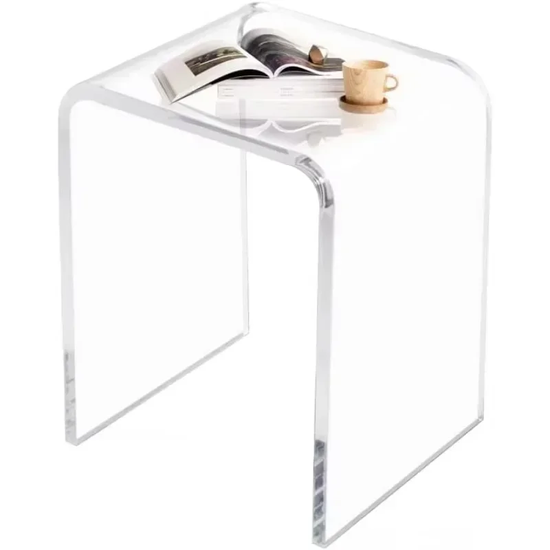 

zws Clear Acrylic Side Table Transparent Coffee Table Acrylic End Table Hot sales