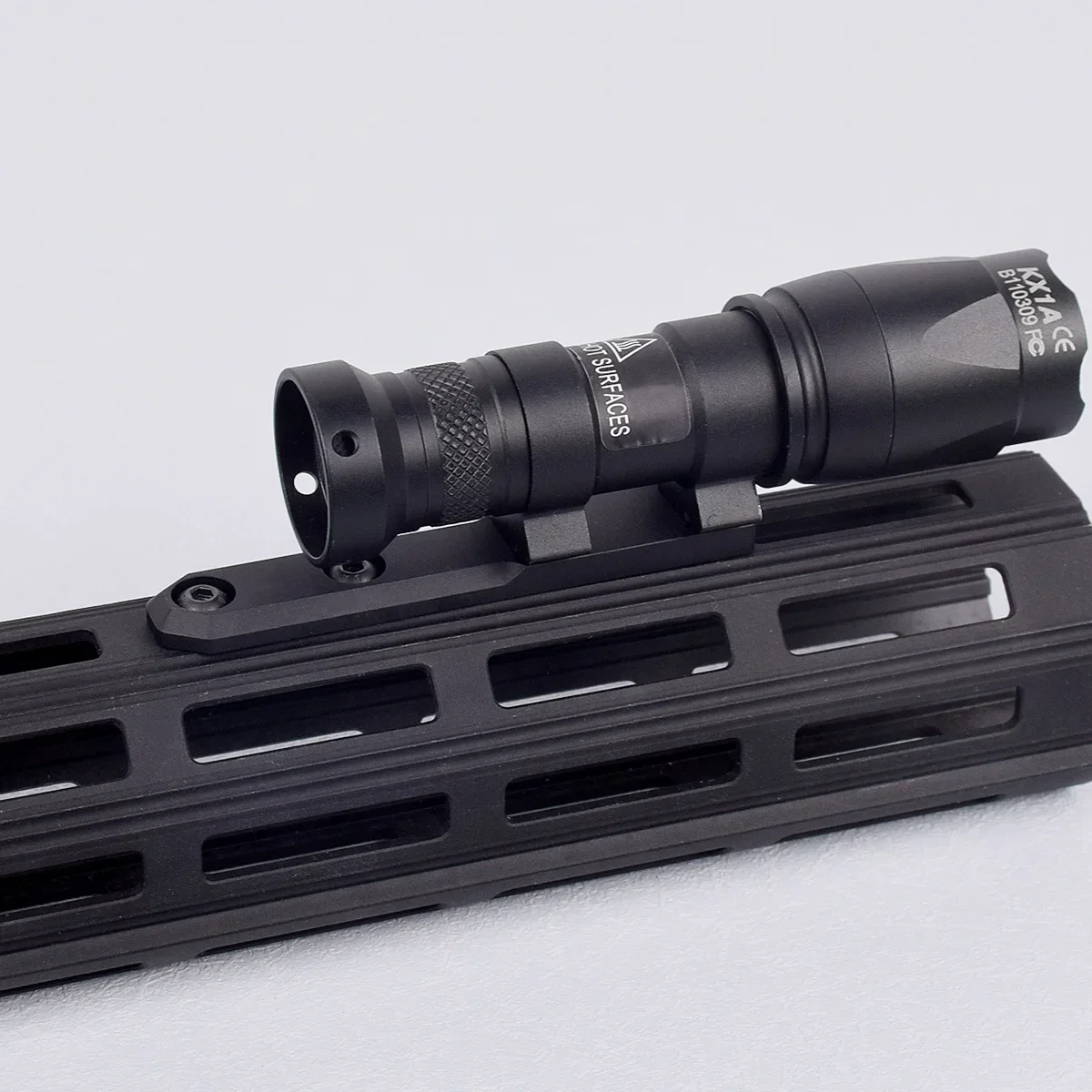 Tactical ARIS Series Surefire M300 M600 Offset Scout Mount Fit 20mm Ml-k Keymod SMR Rail Base for M600B M951 M620 Flashlight
