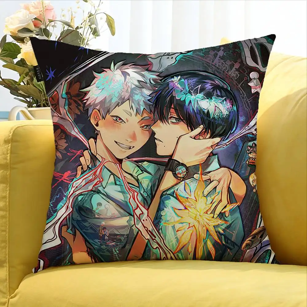 Anime T-The Summer Hikaru Died   Various Sizes Square Pillow Case For Car Home Bedchamber Decor