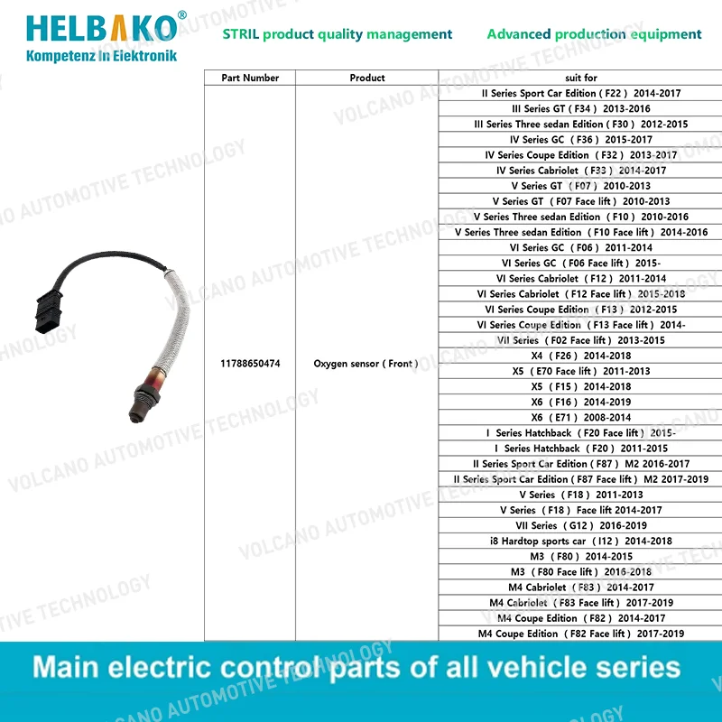 11788650474 Lambda O2 Oxygen sensor For BMW Genuine