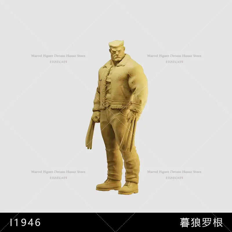 1/64 1/43 1/35 Scale Miniature Scene Dolls Un-panited White Figure Mini Model Three Indestructible Adamantium Claws‌ Logan