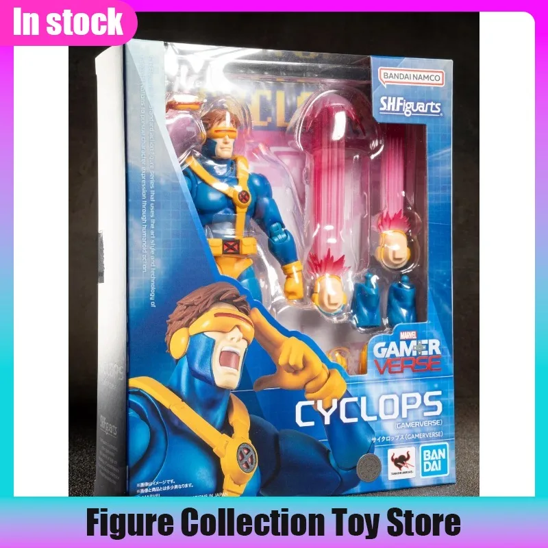 

В наличии: Оригинальная фигурка SHFiguarts X-Men Cyclops Gamerverse, коллекционная модель из ПВХ, игровой мерч, подарок-сюрприз