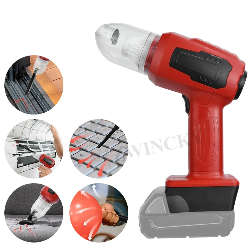 

Portable Handheld Vacuum Cleaner For Car Multi-functional Dust Removal Device Compatible For Milwaukee 18V Battery(No Battery)