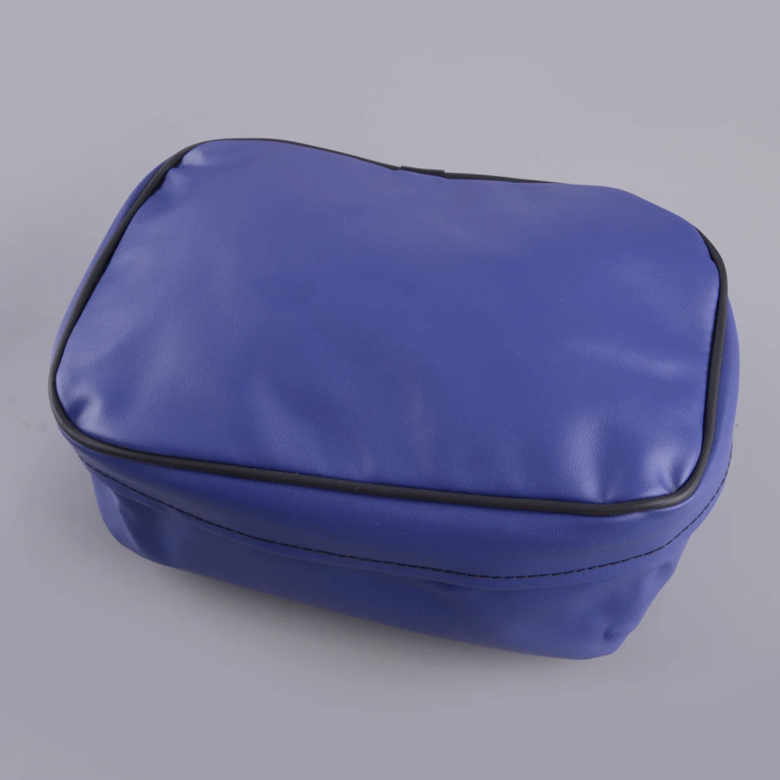 Universal Motorcycle Tool Storage Bag Fit for Honda XR250 Kawasaki KLX250 Suzuki DRZ250 Yamaha TTR250 Blue PU Leather