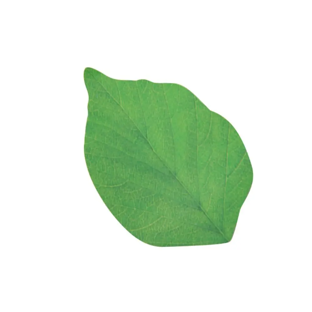 Leaf Shape Sticky Notes Portable Tearing Memo Pad Agenda Organizer Self-adhesive Making Journaling Plan Sticker