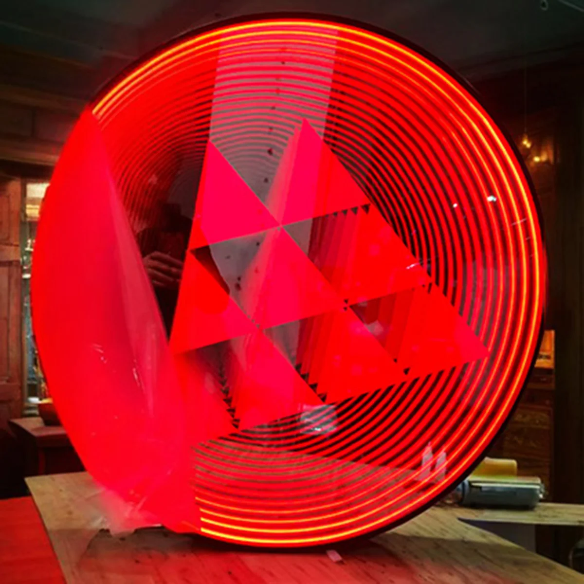 LED infinite abyss effect decorative ambient light, luminous characters, luminous signs, customizable