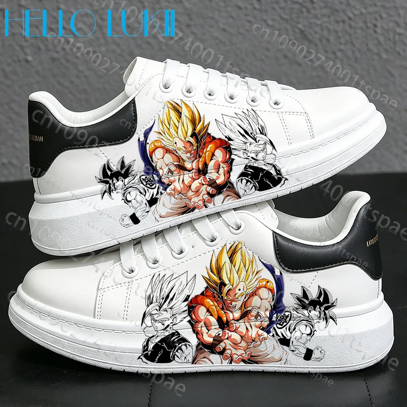 Size 35-44 Adult Shoes Dragon Ball Print Popular Personality Goku Man Woman Cool Fashion Walking Shoes Free-express view 3