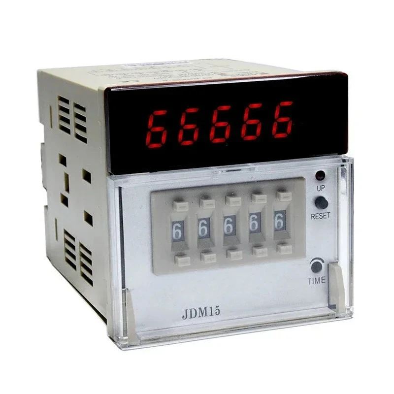 Small Digital Display Counter COUNTS DHC JDM15 Five Digit Addition And Subtraction Counter Reversible