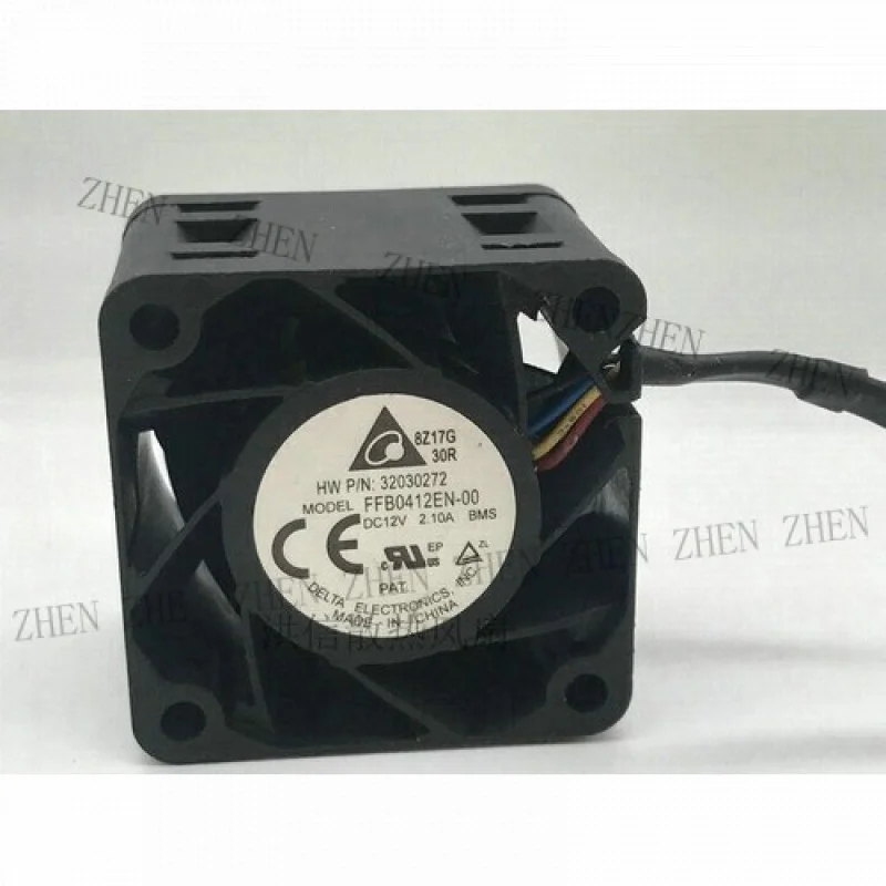 

Y 1 pcs cooling fan For DELTA Fan FFB0412EN-00 DC12V 2.10A 4028 40*28MM 4 pin