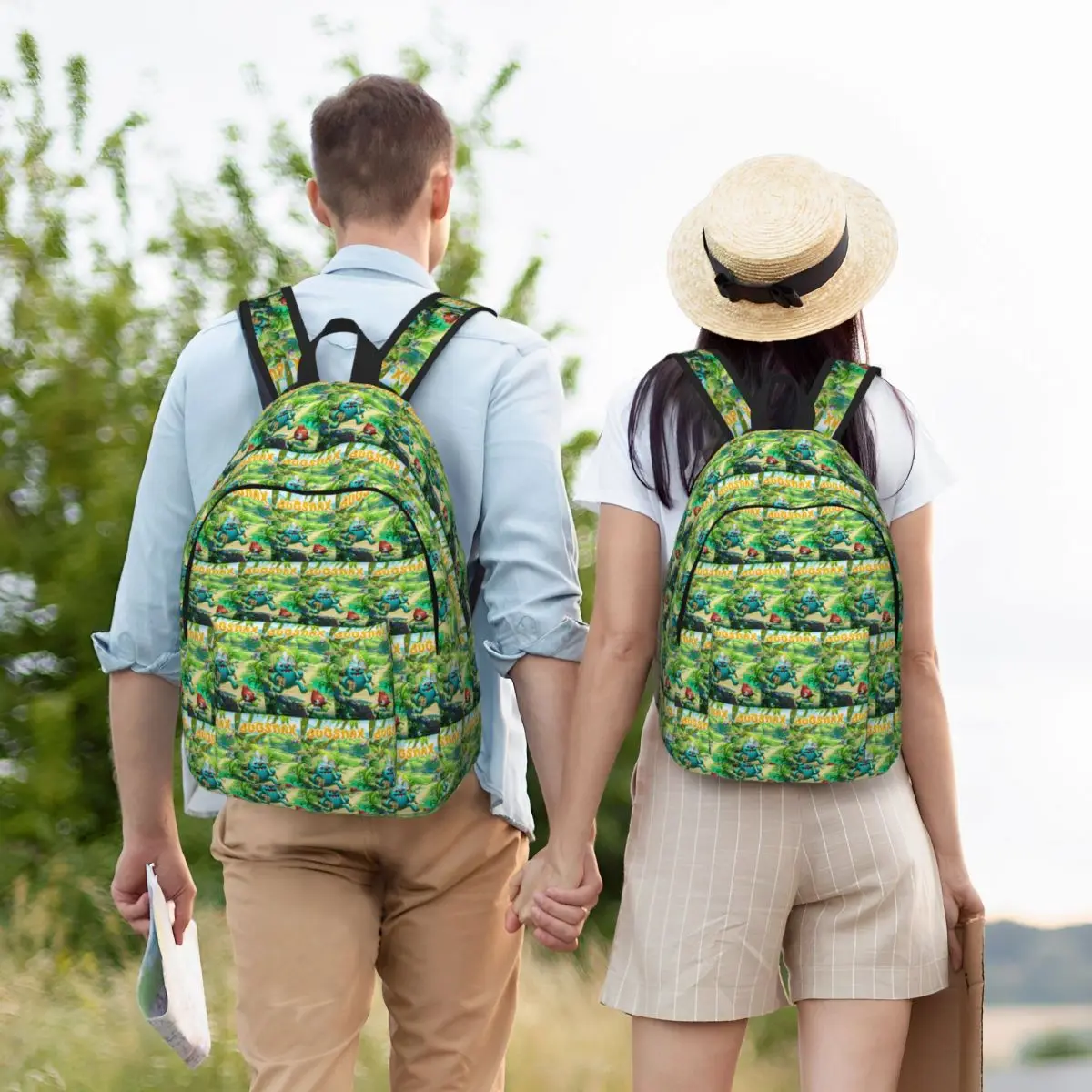 Bugsnax Game Poster Backpack Hot Sale Daypack Large Capacity Kids BookBag School Bag Shoulder Bags for Men Women