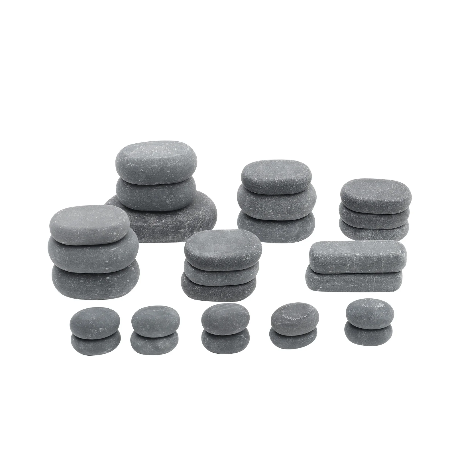 27Pcs Basalt Massage Hot Stone Set for Spa