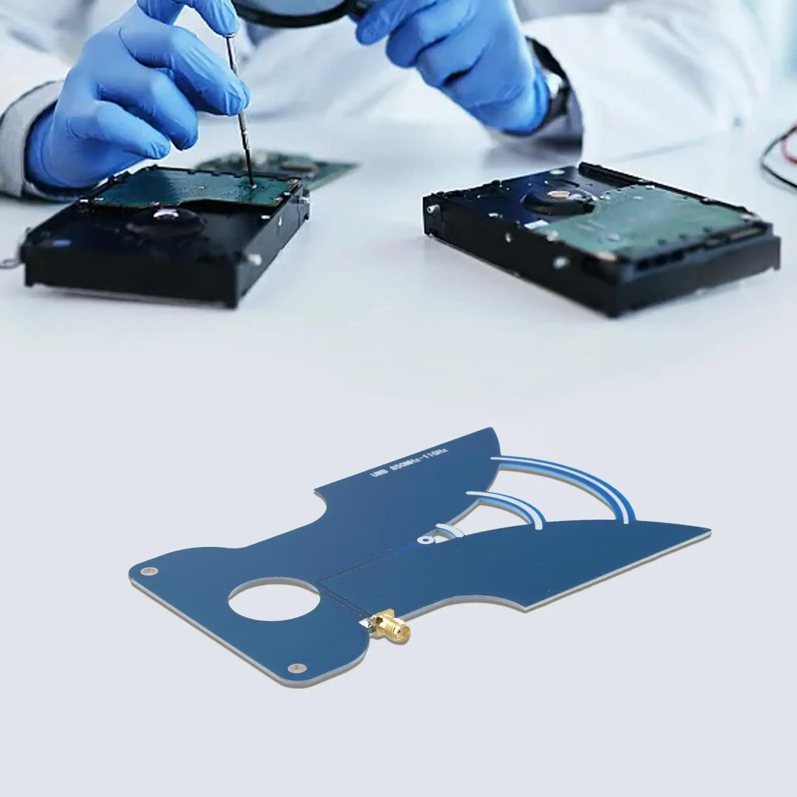 for sma Male Connected For Ultra Wide Band Communication System Features A Frequency Range Of Four Hundred Twenty To Ten GHz