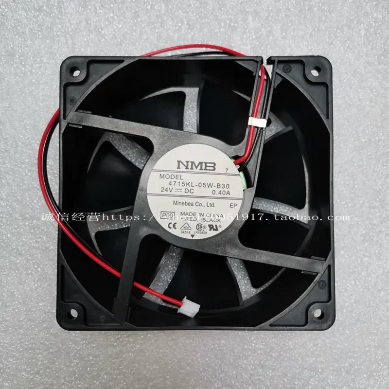 for NMB7 original 4715KL-05W-B30 B39 DC24V 0.40A 12cm 12038 3-wire variable frequency fan
