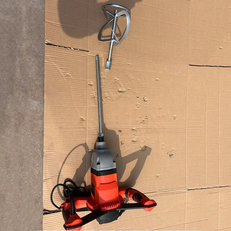 1400W Industrial Grade Handheld Plaster Mixers Paddle Concrete & Electric Paint Mixer