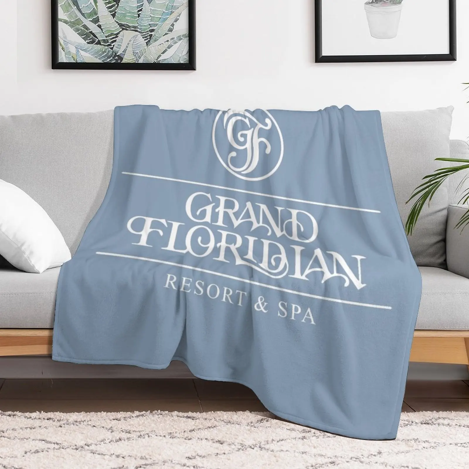 Grand Floridian Resort & Spa II Throw Blanket Travel Weighted Furrys Blankets