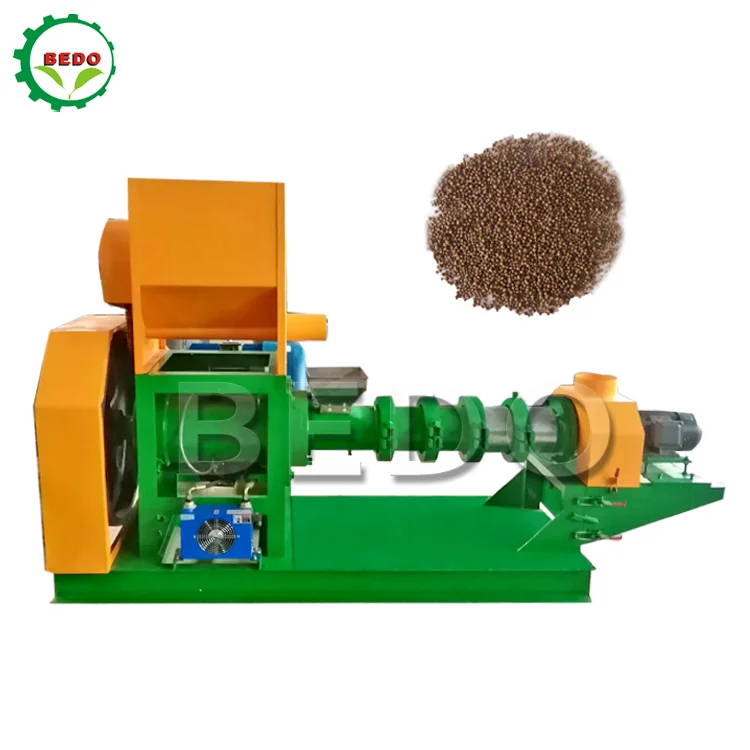 Floating Fish Feed Pellet Mill Machine Making Pet Food Extruder Equipment