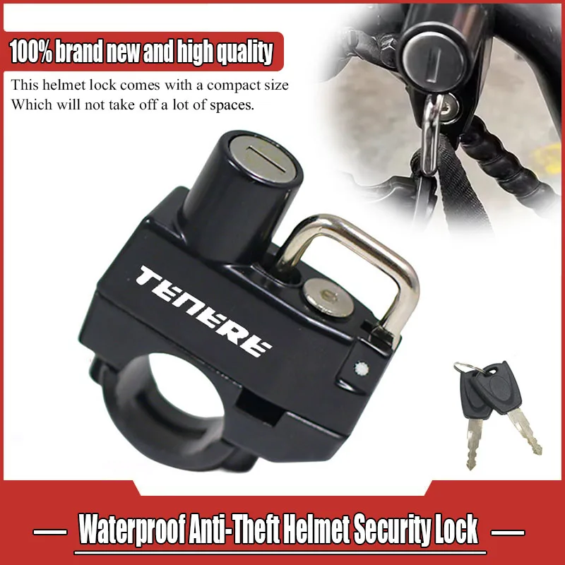 Fit For T700 Tenere700 Super Tenere1200 Tenere 1200 Motorcycle Helmet Lock Anti-theft Locker Helmet LockFit For T700 Tenere700 S