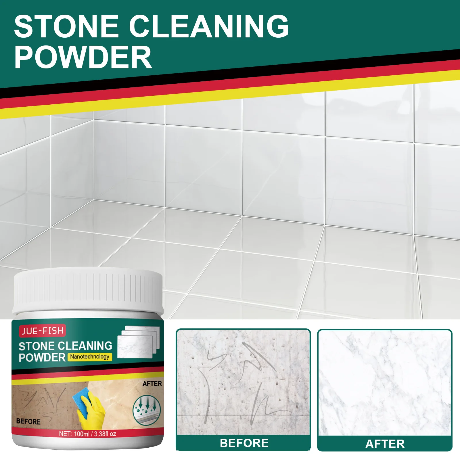 Jue-Fish Stone Clea… - image
