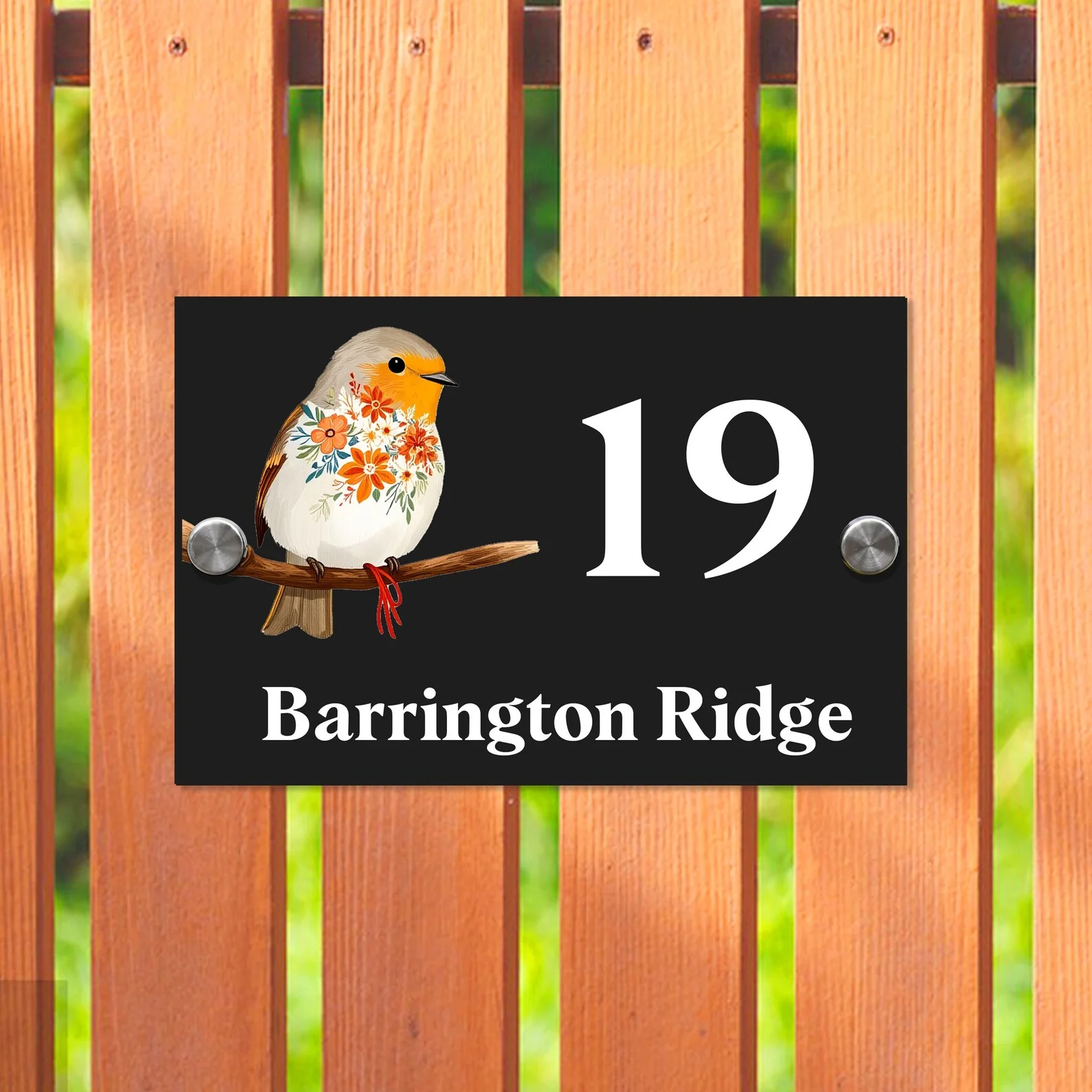 

Изготовленная на заказ акриловая табличка для дома с птичьим маркером - адресная вывеска, современный стиль, новый домашний праздничный декор, подарок