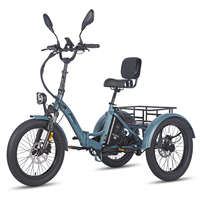 Fafrees F20 Mate Upgrade Electric Bike 500W 48V 21Ah 23.45Ah 20*3.0 Fat Tire Folding E-bike 90-115km Hydraulic Disc Brake 25km/h