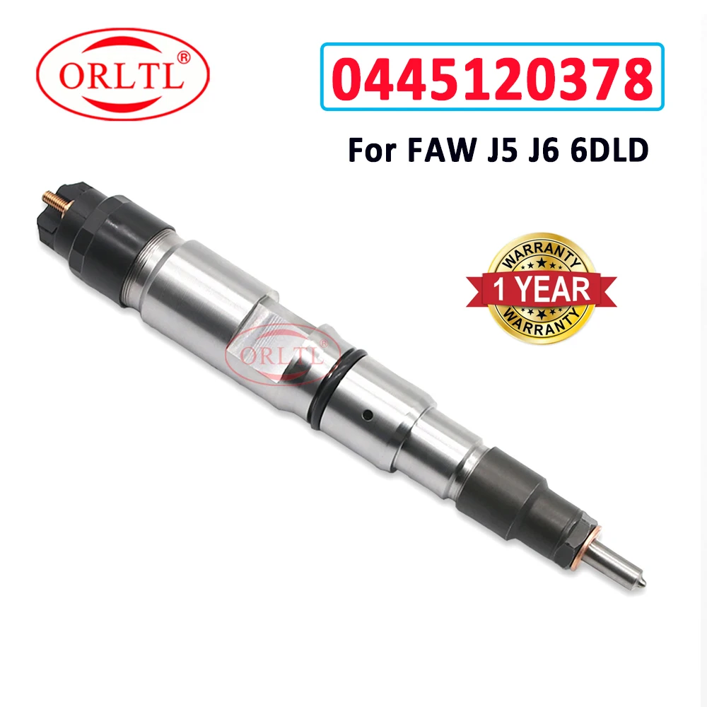 

ORLTL 0445120378 Diesel Common Rail Injector 0 445 120 378 Fuel Injection Nozzle for FAW J5 J6 6DLD