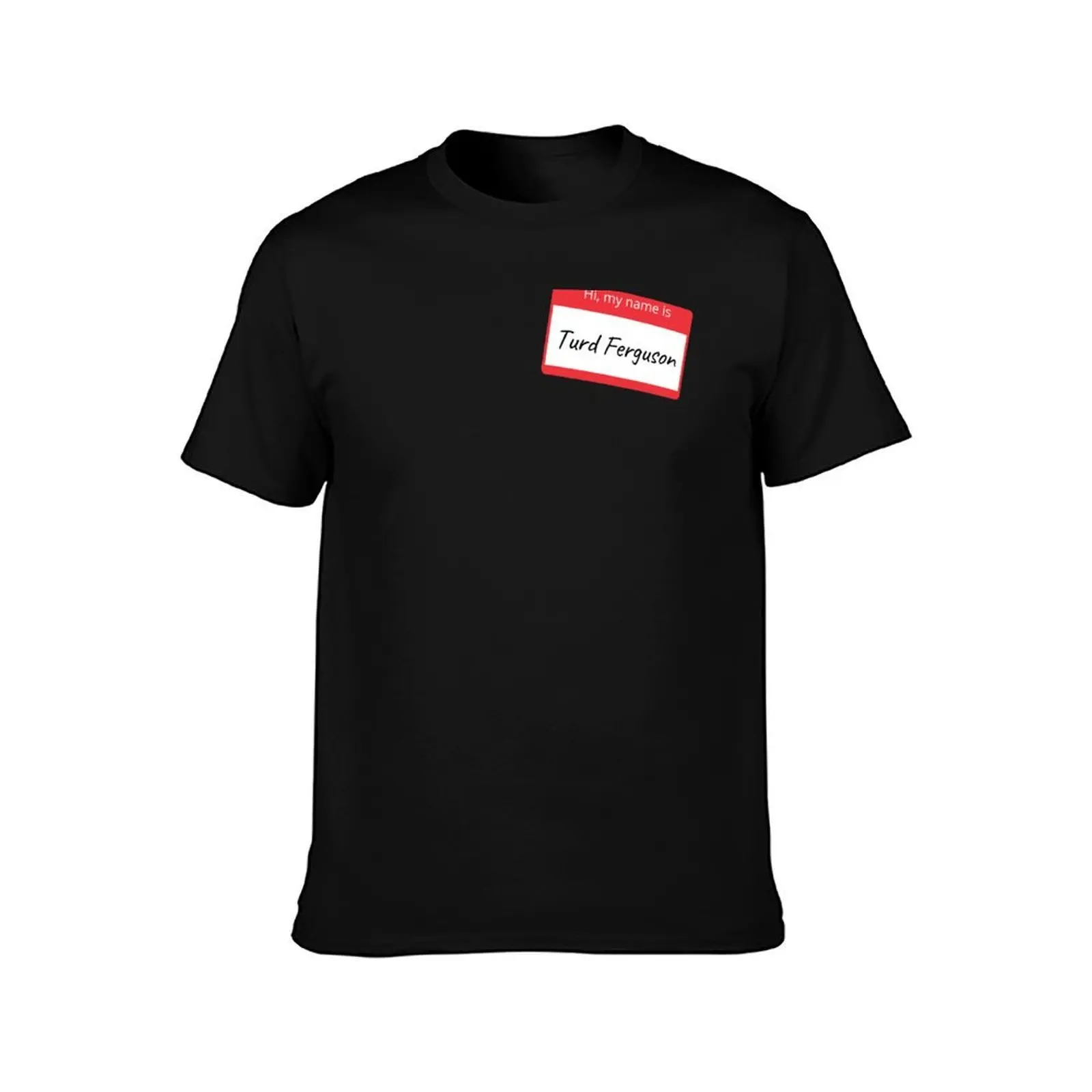 hi my name is turd ferguson, alex trebek T-Shirt Lightweight Basic Short Sleeve Shirt T-Shirt