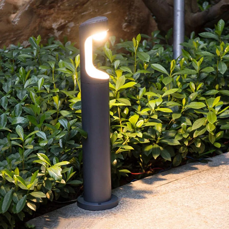 thrisdar outdoor garden pillar light villa park suporte de gramado post lampadas landscape pathway patio gramado novo 60cm 7w 01