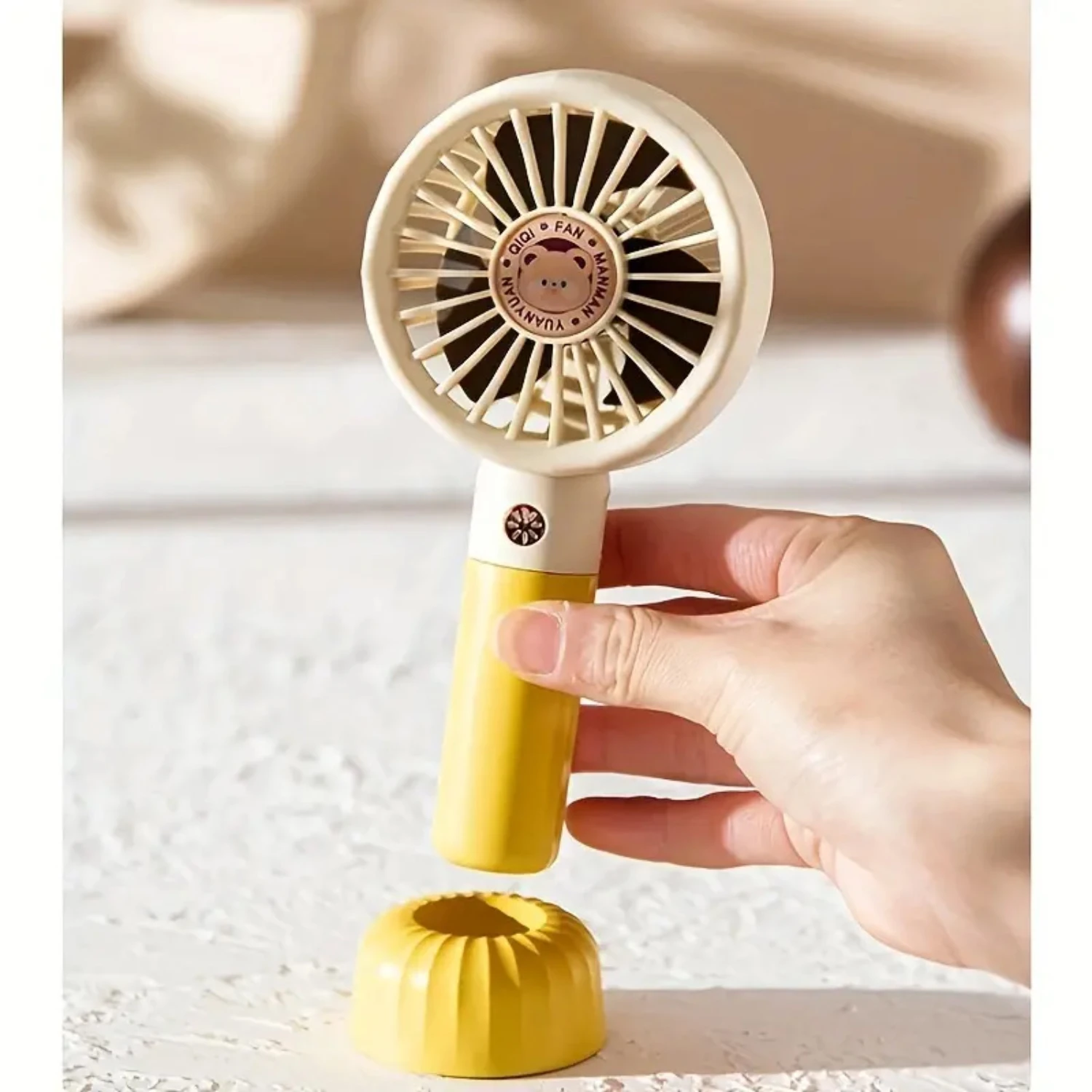 New Stay cool on-the-go with this powerful, compact, and portable mini handheld fan. Ideal for staying comfortable while traveli