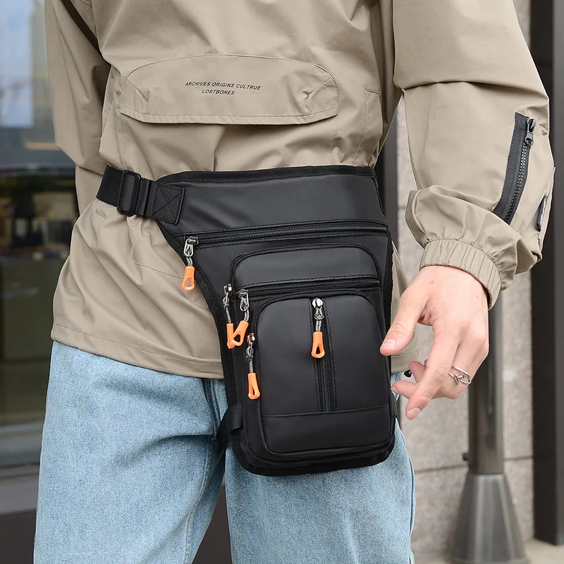 

Men‘s Women’s Sport Waist Bag Outdoor Running, Multi-functional Phone Holder Fitness Crossbody Pack Cycling Leg Bag