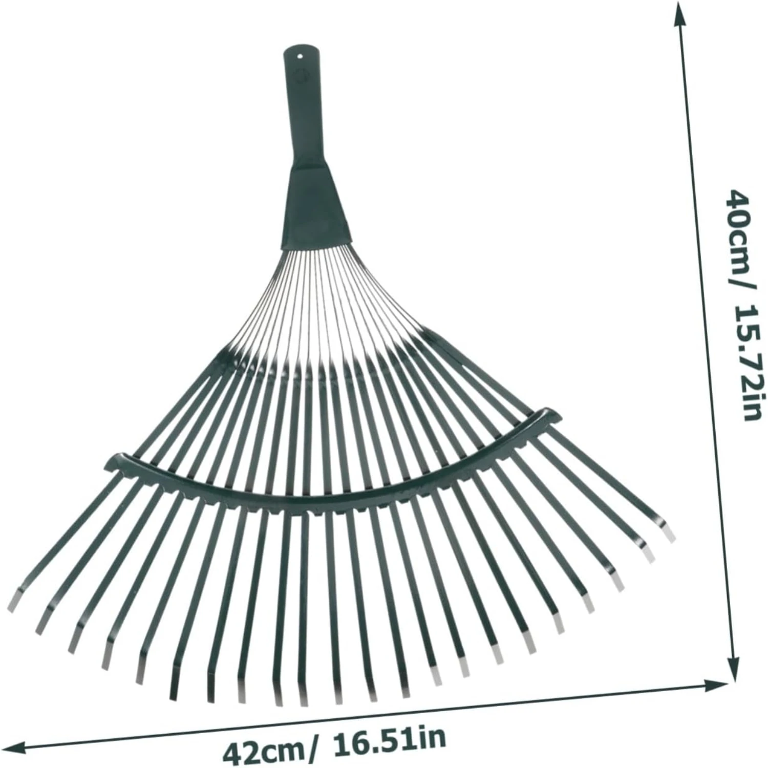 Gardening Rake Tool Set - Leaf Rake, Weed Rake, Hand Rake, Stainless Steel Head (No Handle)