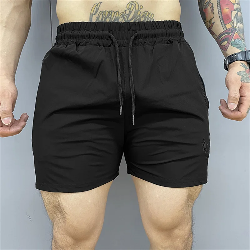 Shorts de sport à séchage rapide pour hommes, nouveaux shorts de gym, fitness, sports, musculation, entraînement, plage, course à pied, objectifs d'été, 2022