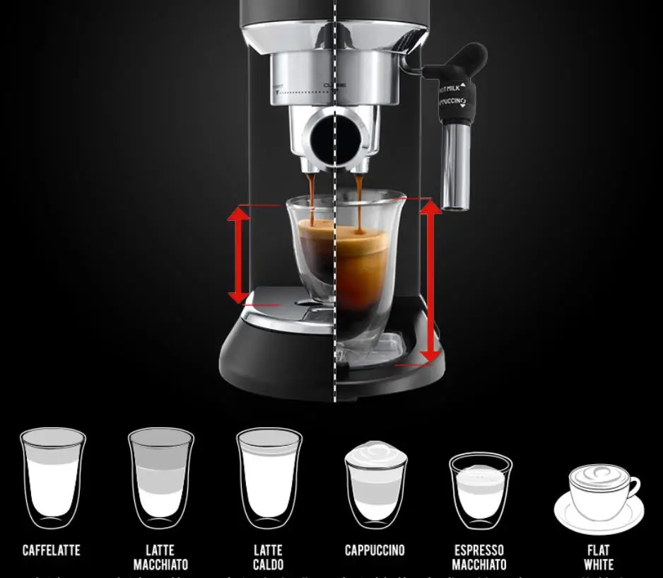 Delonghi Huishoudelijke Koffiemachine Thuis Semi Auto Italiaanse Cafe Maker Espresso Thuis Pomp EC685.EK Diy Melkschuim 15bar 1.1L Zwart