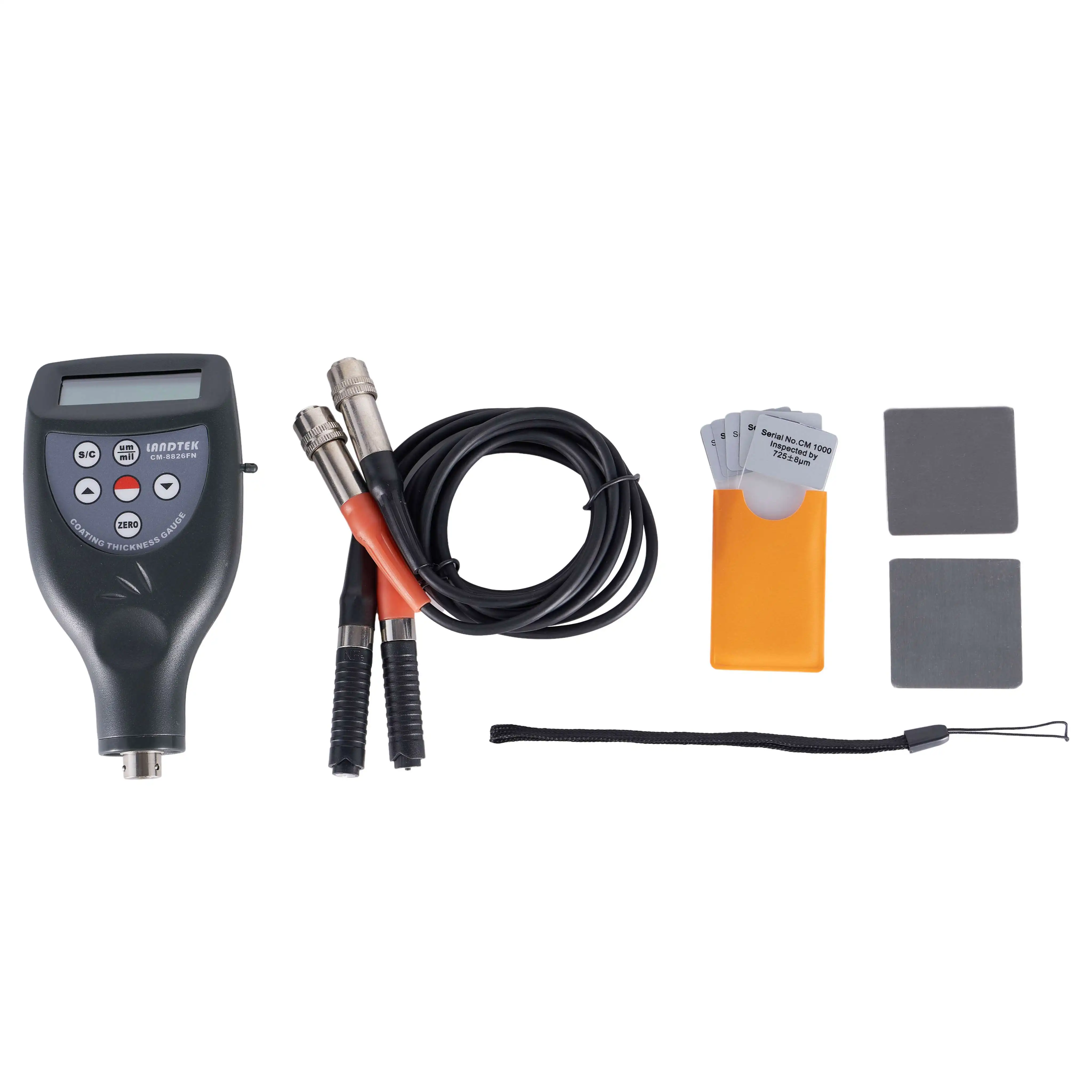 

Digital Coating Thickness Gauge CM-8826FN F-Type NF-Type 0µm~1250µm Electroplating Layer Paint Oxide Layer Thickness Measurement