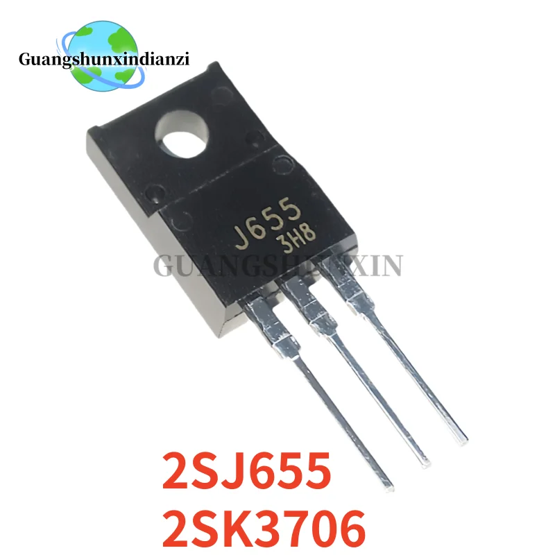 

5pairs/10pcs Brand New J655 K3706 2SJ655 2SK3706 TO-220F 100V 12A pairing Field effect transistor In Stock