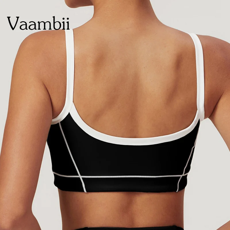 Oddychające biustonosze z pięknymi plecami Damskie topy treningowe z odkrytymi plecami Fitness Tube Top Gym Crop Top Brassiere Yoga Push Up Sport Bra