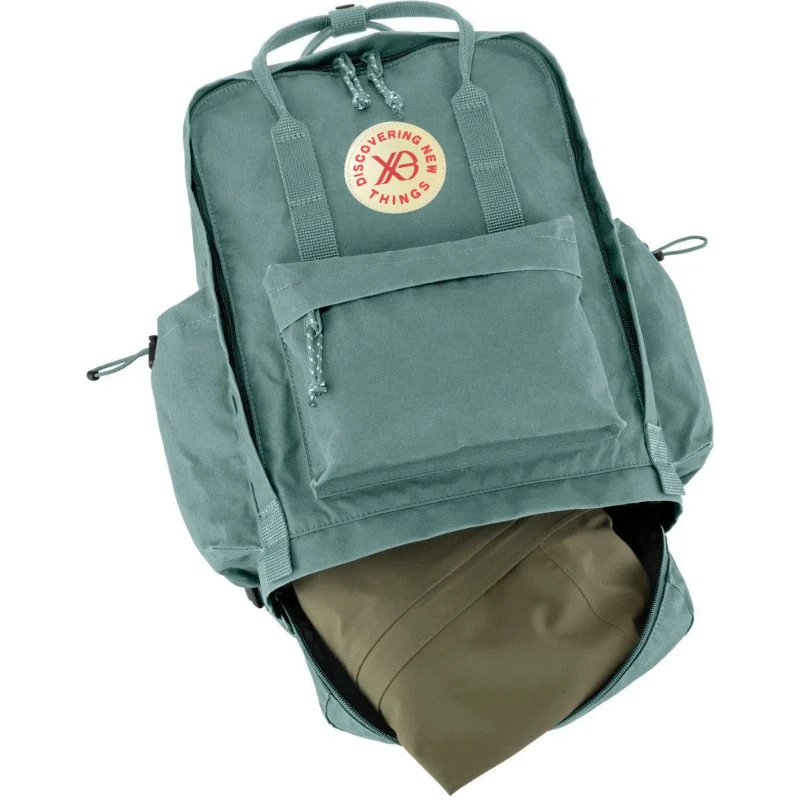 Asgony Unisex Outdoor Backpack School Bag Top Buckle Waterproof Large Capacity Travel Mountaineering Backpack