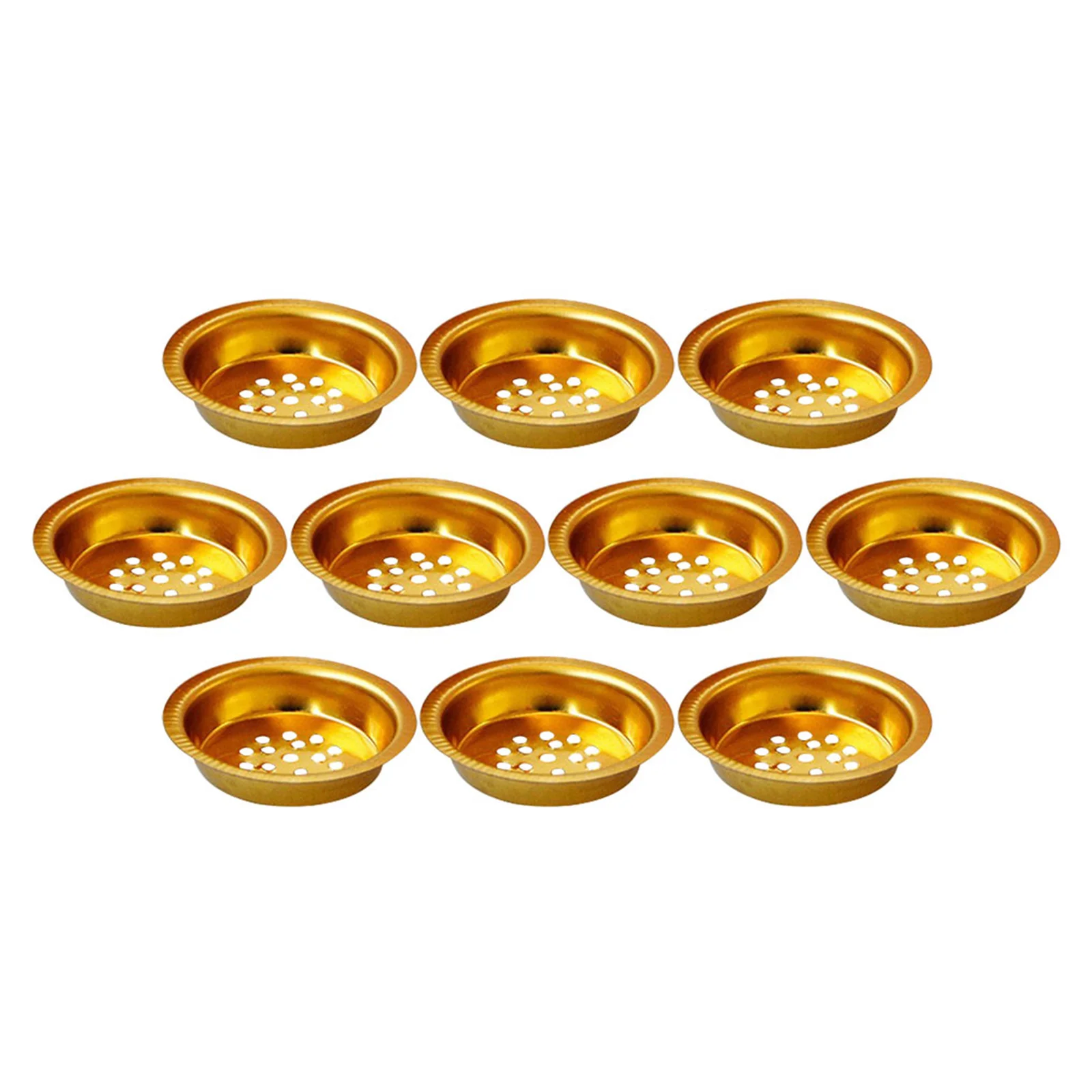 10 قطعة ملحقات مبخرة صينية معدنية مستديرة صغيرة لموقد الفحم غير عصا مقاومة للحرارة الروائح ديكور المنزل استخدام #2