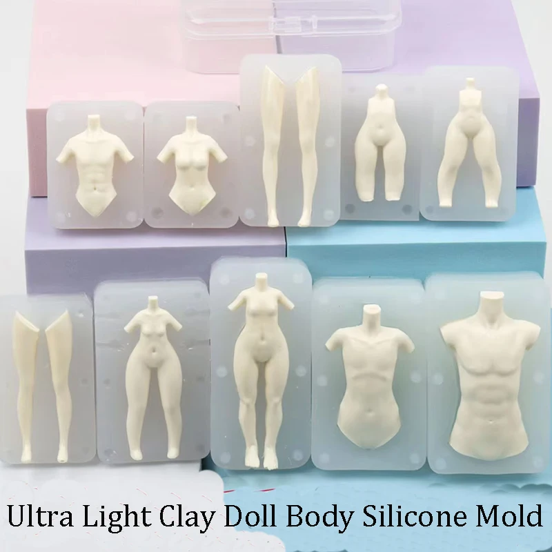 Pottery Clay New BJD GSC Doll Body Silicone Mold Handcraft Artist Fasting Shaped Figure Body DIY Molds
