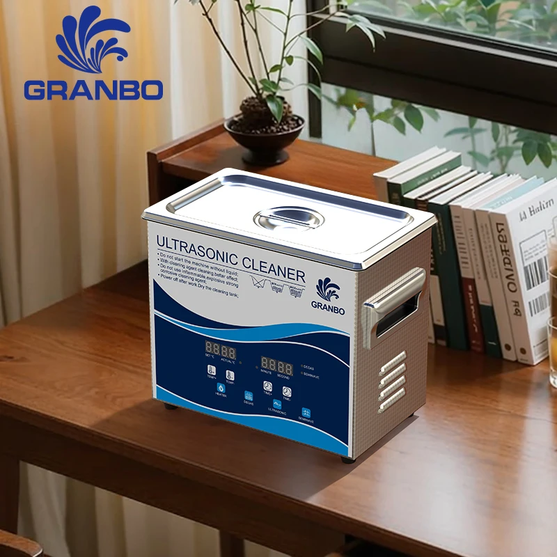 

Granbo 3L Ultrasonic Cleaning Machine with Digital Timer, Heater, Degas & Half-Wave – Ideal for Dental and Nail Salon Equipment