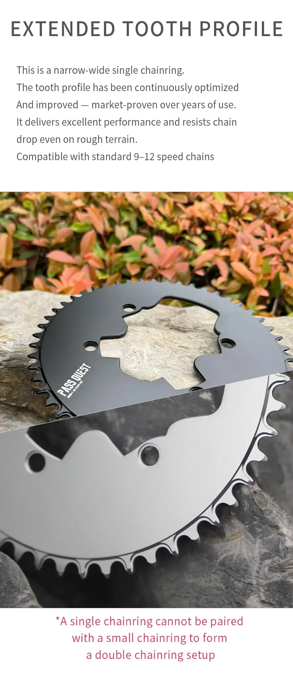 Für 9200 Kettenblatt Dura Ace Power Meter 110BCD Kettenblatt Narrow Wide Silber Kettenblatt 44T 46 48T 50 52T 54 56T 58T Gravel Bike – Detail 6