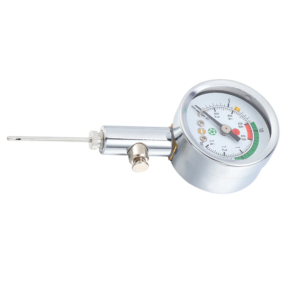 

Portable Air Pressure Gauge 20 Psi 1. Ball Pressure Indicator for Football Soccer Volleyball Basketball with Release Valve