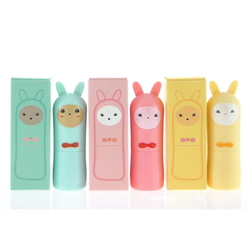 1 st Lege Lippenstift Buis 3.5g Lip Protector Verpakking kinderen Cartoon Leuke Alpaca Patroon Plastic Cosmetische Container met Doos