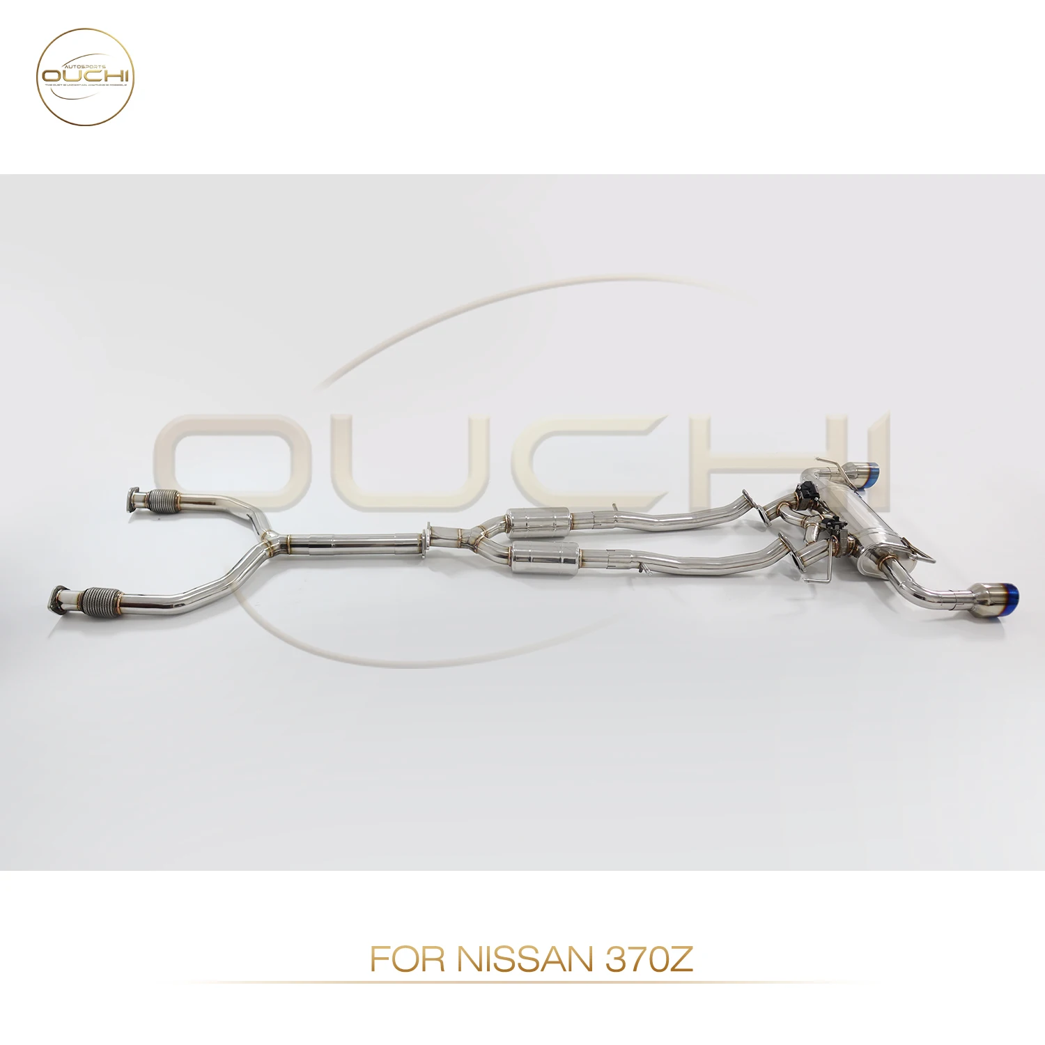 

OUCHI Factory Direct Sales With Electronic Valve Exhaust For Nissan 370Z Stainless Steel Catback Muffler With Tips
